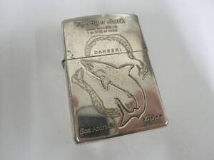 ■□41091 ZIPPO　K　XII　tiger SHARK　シャーク　ジッポー　火花○□■