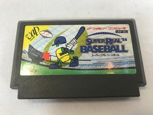 FC　FC スーパーリアル ベースボール　ファミコン　ソフト　中古