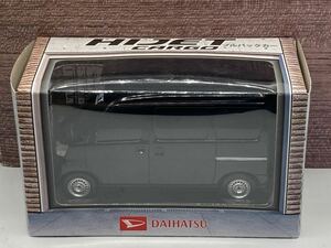 即決有★プルバックカー ダイハツ DAIHATSU HIJET CARGO ハイゼット カーゴ S700V S710V ブラック 黒 カラーサンプル★ミニカー