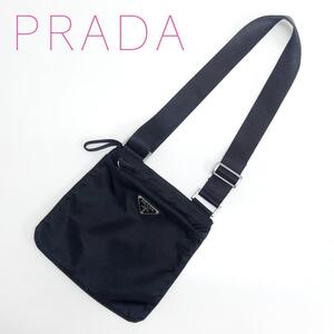 ☆ほぼ未使用☆プラダ PRADA ナイロン ミニショルダーバッグ ブラック