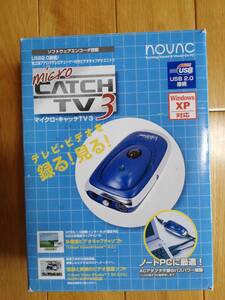 【中古動作未確認品】NOVAC micro　CATCH TV3　マイクロキャッチTV3　NV-UT202 