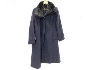 BURBERRY　バーバリー　コート　フォックスファー　FN-747-931-28　サイズ44【DAAMA004】