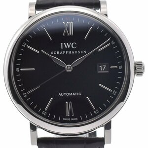 IWC IWC SCHAFFHAUSEN IW356502 ポートフィノ デイト 自動巻き メンズ 良品 P#129586