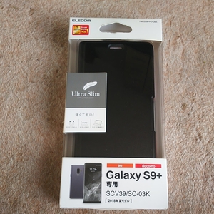 ◎ELECOM Galaxy S9+ (SC-03K SCV39) 手帳型ケース ブラック：PM-GS9PPLFUBK