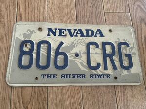 ★アメリカ ナンバープレート ネバダ州★ MADE IN USA NEVADA THE SILVER STATE