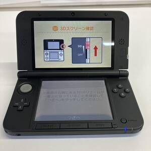 G305-O56-490 Nintendo ニンテンドー 3DS LL 本体 ブルー×ブラック SPR-001 MONSTER HUNTER 4G 3DSソフト ケース付き 動作確認済