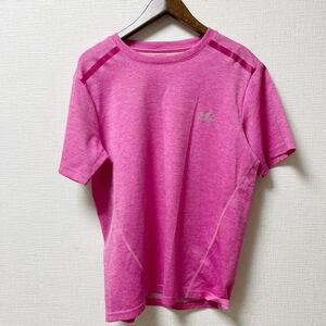 ワークマン Find-out 半袖Tシャツ Sサイズ ピンク ポリエステル