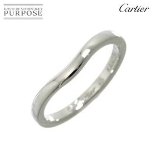 カルティエ Cartier バレリーナ カーブ #46 リング Pt プラチナ 指輪 Ballerine Ring【証明書付き】 90234384