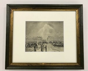 【特価】　≪　　キース・ヴァン・ドンゲン 　　≫　コロタイプ版画　 　LA　PLACE　DE　LA　CONCORDE　　1928年　　K. VAN DONGEN