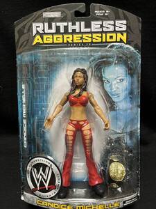 JAKKS：WWE RUTHLESS AGGRESSION SERIES 29 キャンディス・ミッチェル w/ベルト （未開封品）