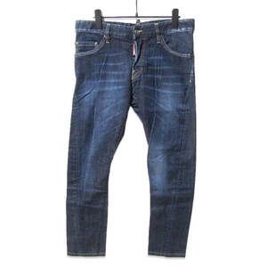 DSQUARED2 ディースクエアード デニムパンツ S74LB0406 S30330 SEXY TWIST JEAN ストレッチ インディゴ 46 27108204