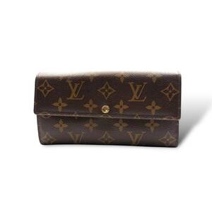 【1円スタート】【美品】LOUIS VUITTON ルイヴィトン モノグラム ポルトフォイユ サラ 長財布 二つ折り財布 ウォレット M61734 V003