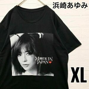 浜崎あゆみ　2016 ライブTシャツ　黒　ブラック　人物　【XL】