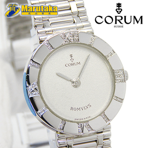 送料無料 コルム CORUM ロムルス 30.131.79V-58 プラチナ Pt950 無垢 レディース ウォッチ クォーツ 14r432-1 逸品質屋 丸高