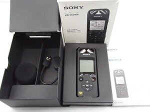 ♪SONY ソニー ステレオICレコーダー ICD-SX2000♪動作OK 中古品