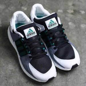 新品 未使用 国内正規品 ◆ 希少 Adidas Men Equipment Support 93/16 27.5cm 黒緑白 ◆