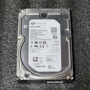 【送料無料】SEAGATE Archive HDD ST8000AS0002-1NA17Z 8000GB/8TB 3.5インチ内蔵HDD 2016年製 フォーマット済 正常品 PCパーツ 動作確認済