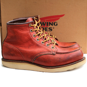 四角犬タグ★Red Wing SHOES レッドウィング★6inch CLASSIC MOC 7.5E＝25.5 8875 アイリッシュセッター オロラセット メンズ p i-762