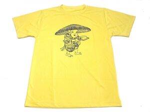 イエロー　北尾政美 豆腐小僧 ドライ Tシャツ 妖怪 日本の妖怪 グッズ 黄色