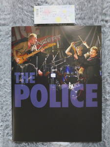 【チケット半券＋パンフレット】The Police、2008年2月10日、ポリス、Sting、スティング、Andy Summers、Stewart Copeland