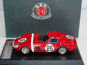 ☆1円始レア初期BBR ☆1/43 FERRARI 250GTO 24H Le Mans 1964 #26☆2412