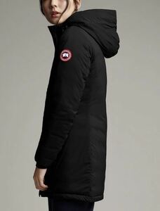 カナダグース CANADA GOOSE キャンプ フーディ ジャケット レディース XS ブラック BEAUTY&YOUTH UNITED ARROWS 美品