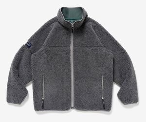 新品 DESCENDANT 23AW MANCHOT FLEECE JACKET ボア フリース ジャケット 232ATDS-JKM02 ディセンダント 3 グレー