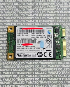 SAMSUNG SSD MZ-MPC1280/0L1 128GB mSATA ◆1円スタート◆ 34298h