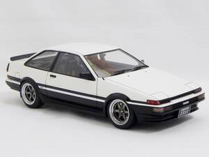 IG 0547 1/18 トヨタ スプリンター トレノ (AE86) 2Door GT Apex ホワイト/ブラック RAYS TE37 ホイールカスタム 本体のみ