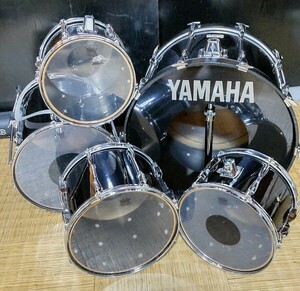 SNR240517 YAMAHA ヤマハ REMO ドラム BD-924A NK ハイタム ロータム スネアドラム フロアタム バスドラム 5点セット 楽器 打楽器 現状品