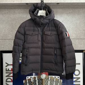 【即決/即納】MONCLER モンクレール FEDOR ダウンジャケット イタリアワッペン ダブルファスナー メンズ サイズ0 国内正規品 ジャパン品