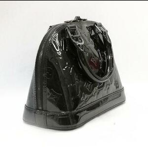 アルマBB　ルイヴィトンLouis Vuitton　ヴェルニ　ノワール　黒　ハンドバッグ　ショルダー　2way　送料無料　M90063　人気モデル　定番