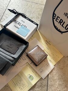 新品 完全未使用 Berluti ベルルッティ スペシャルオーダー コインケース KAHYA カヤ OSSO オッソ シルバーパティーヌ 財布 