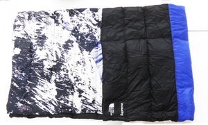 THE NORTH FACE×SUPREME ザノースフェイス/シュプリーム NN71750I 17AW Mountain Nuptse Blanket ブランケット　未使用美品