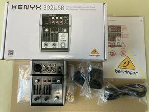 【動作確認済】Behringer ベリンガー 302USB XENYX USBオーディオインターフェース搭載DAW対応ミキサー