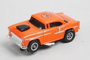 autoworld aw HO Chevrolet シボレー ベルエア オレンジ スロットカー 全長約6.5cm / 横幅約3.5cm ※ジャンク 本体のみ