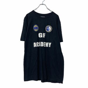 adidas 半袖 プリント Tシャツ L ブラック アディダス スポーツ 古着卸 アメリカ仕入 a507-5855