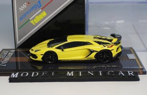 ▲最後！超貴重な！Yellow！世界限定！AMA 1/64 ランボルギーニ Aventador アヴェンタドール SVJ Novitec 新品 Resin Model LP700