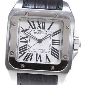 カルティエ CARTIER W20073X8 サントス100 LM 自動巻き メンズ _838354