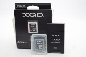 ★SONY ソニー XQD メモリーカード 64GB + XQD USB Adapter★