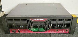 ♪AMCRON/CROWN CE1000 アムクロン パワーアンプ 動作確認済・中古♪