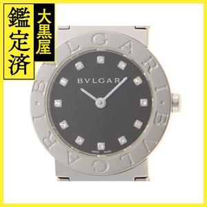 BVLGARI　ブルガリ　ブルガリ　BB26SSD　クオーツ　レディース　ブラック文字盤【471】IK