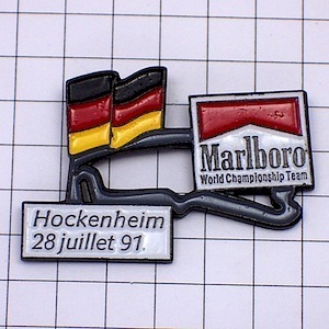 ピンバッジ・ホッケンハイムF1サーキット車ドイツ国旗 HOCKENHEIM CIRCUIT GERMANY DEUTSCHLAND FLAG◆フランス限定ピンズ