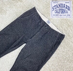 【大きいサイズW34★】美品 STANDARD CALIFORNIA ごま塩ワークパンツ/トラウザー◆スタンダードカリフォルニア (12)