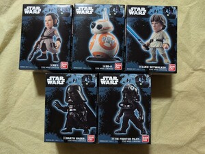 STAR WARS★CONVERGE5★コンプリート★レイ★BB-8★ルーク・スカイウォーカー★ダース・ベイダー★タイ・ファイター パイロット★A