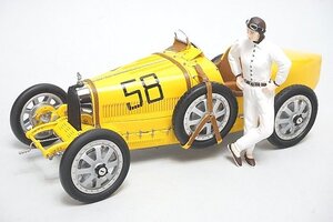 CMC 1/18 Bugatti ブガッティ タイプ35 1924 #58 イエロー 女性ドライバーフィギュア付き M-100-B017