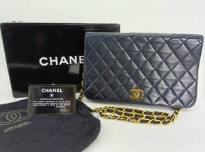 16931-04★1円スタ★CHANEL/シャネル マトラッセ チェーンショルダー ココマーク ショルダーバッグ ビンテージ★