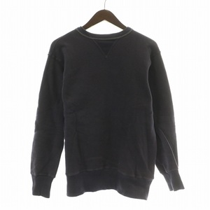 ウエアハウス FREEDOM SLEEVE CREW NECK SWEAT フリーダムスリーブクルーネックスウェット トレーナー 長袖 裏起毛 無地 38 M ボルドー