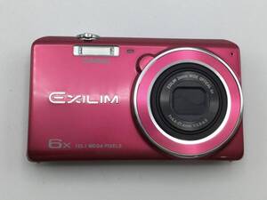 RR77■【通電/動作/精度未確認】CASIO EXILIM EX-ZS26 カシオ エクシリム コンパクトデジタルカメラ ピンク レッド 現状品 ジャンク品