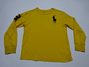 ●ポロ ラルフローレン POLO RALPH LAUREN 長袖 Tシャツ 140 ロンT ビッグポロ ビッグポニー●1113●